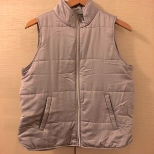 Silver winter vest